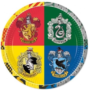 Papírtányér - Harry Potter, 23 cm, 8 darab