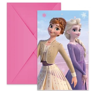 Party meghívó - Jégvarázs, 6 darab