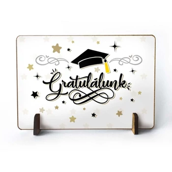 Kis fa tábla - Gratulálunk