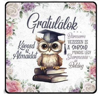 Hűtőmágnes - Gratulálok, kövesd az álmaid