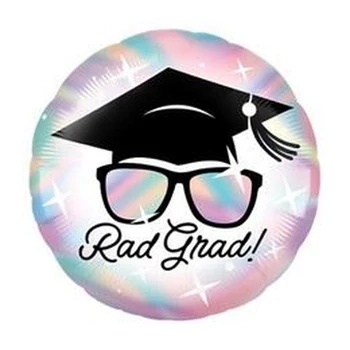 18 inch-es Colorful Rad Grad Fólia Lufi