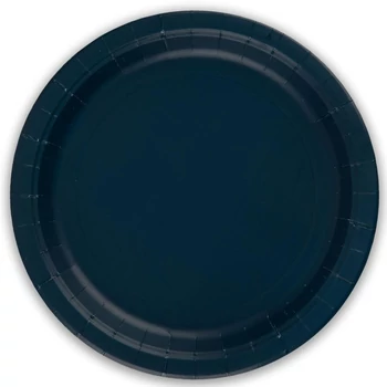 Tengerészkék papírtányér 8db-os, 23cm