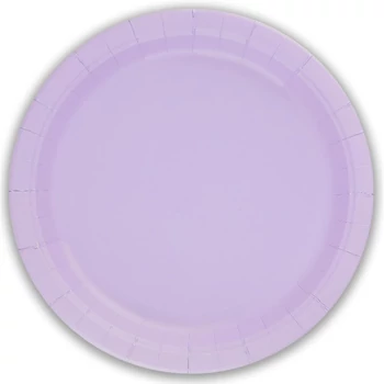 Levendula lila papírtányér 8db-os, 23cm