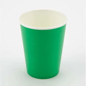 Sötétzöld papírpohár 2,5dl, 8db-os