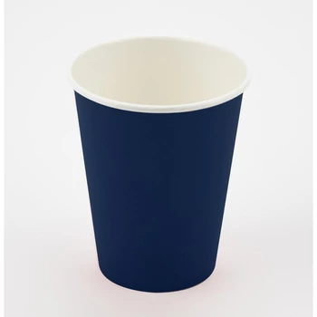 Tengerészkék papírpohár 2,5dl, 8db-os