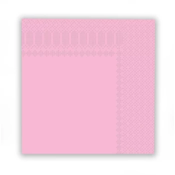 Világos rózsaszín szalvéta 16db-os