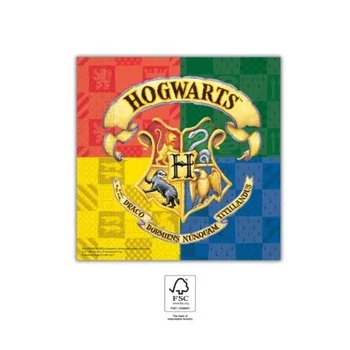 Szalvéta - Harry Potter Hogwarts Houses, 20 darabos