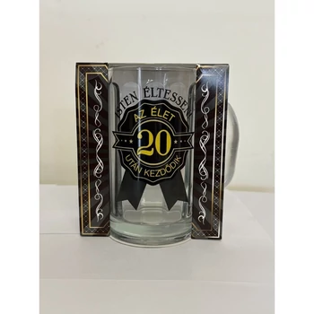Születésnapi söröskorsó 20