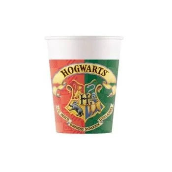 Harry Potter Hogwarts Houses papír pohár 8 db-os 200 ml