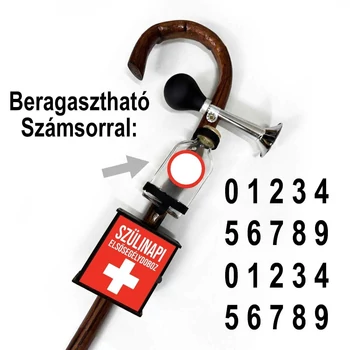 Sétabot - Egyedi Dudás Sétabot - Dudás Kampósbot - Egyedileg Beragasztható Számmal