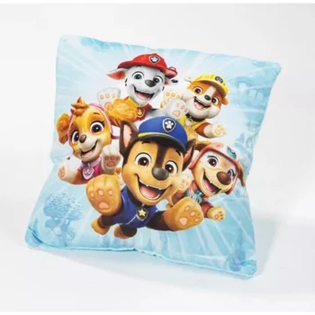 Mancs Őrjárat Let's Go párna, díszpárna levehető huzattal 35x35 cm Velúr