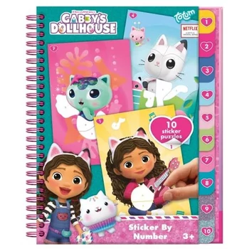 Gabi babaháza Sprinkle Party puzzle matrica és színező szett