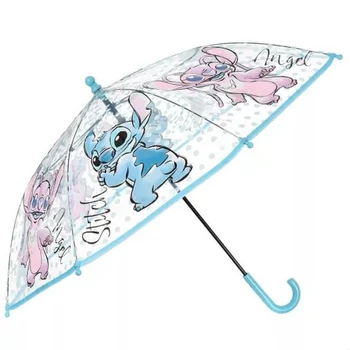 Disney Lilo és Stitch, A csillagkutya Angel gyerek átlátszó esernyő Ø72 cm