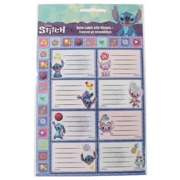 Disney Lilo és Stitch, A csillagkutya Aliens füzetcímke matricával 16 db-os