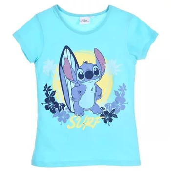 Disney Lilo és Stitch, A csillagkutya Surf gyerek rövid póló, felső 8 év / 128 cm
