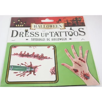 Halloween tetoválás, eszközök