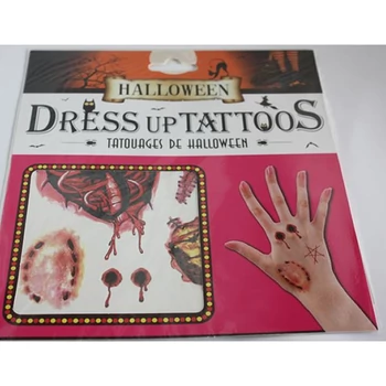Halloween tetoválás, harapás