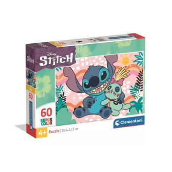 Disney Lilo és Stitch, A csillagkutya Scrump’s Day 60 db-os puzzle Clementoni