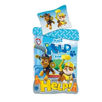 Mancs Őrjárat Help! ágyneműhuzat 140×200cm, 70×90 cm