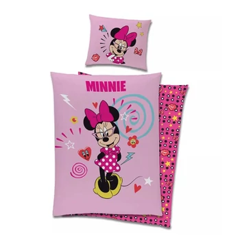 Disney Minnie Chic ágyneműhuzat 140×200cm, 70×90 cm