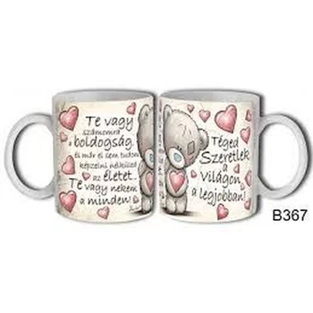 Bögre - Te vagy számomra a boldogság Maci szívvel