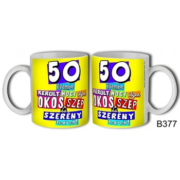 Bögre - Szülinapos, 50 évembe került