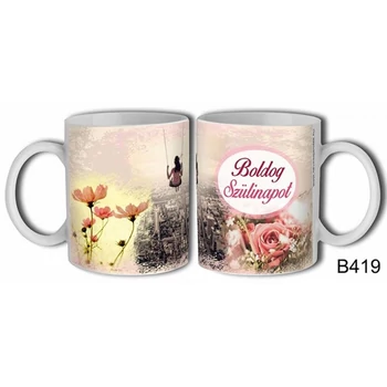 Bögre - Boldog Születésnapot rózsás bögre