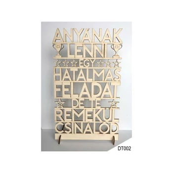 Dekor tábla - Anyának lenni