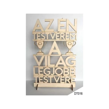 Dekor tábla - Az én testvérem