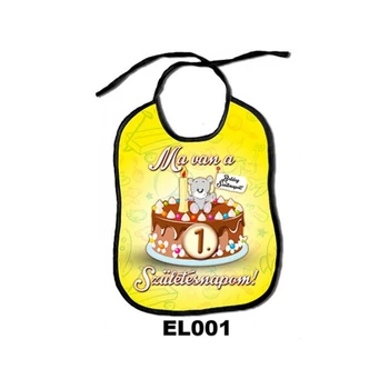 Vicces előke - Ma van a 1. születésnapom!