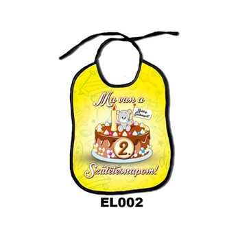 Vicces előke - Ma van a 2. születésnapom!