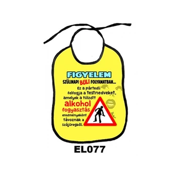 Vicces előke - Szülinapi buli