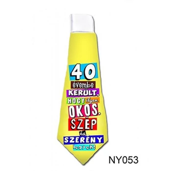 Nyakkendő - 40 évembe került