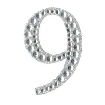 Öntapadós szám - Ezüst 9