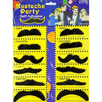 Bajusz - 12 féle fekete