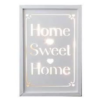 Dekor kép - LED-es, Home Sweet Home