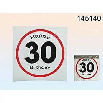 Szalvéta - Sebességkorlátozó táblás 30-as