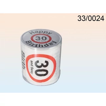 WC papír - 30-as Happy Birthday