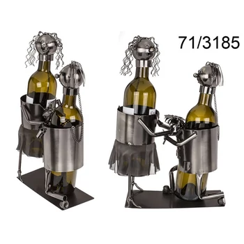 Bortartó fém - Térdeplő fiú virággal