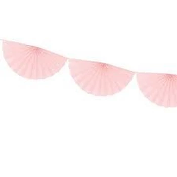 Girland- Legyező, rózsaszín
