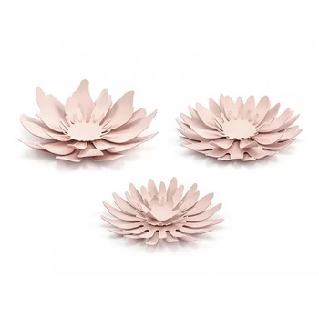 Virág dekoráció - Csináld magad 12 darabból, Rózsaszín