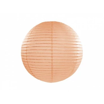 Papír lampion - Világos Barack, 35cm