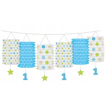 Lampion - 1. születésnapra, kék