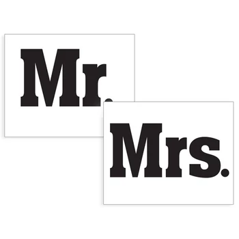 Cipő matrica - Mr./Mrs.