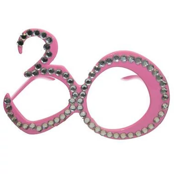 Szemüveg - 30-as alakú, rózsazsín