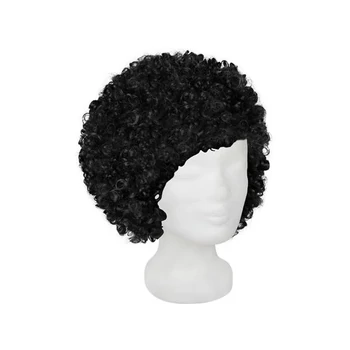 Paróka - Afro, Fekete