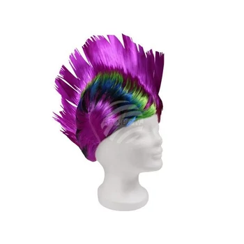 Paróka - Tarajos lila alapú - színes