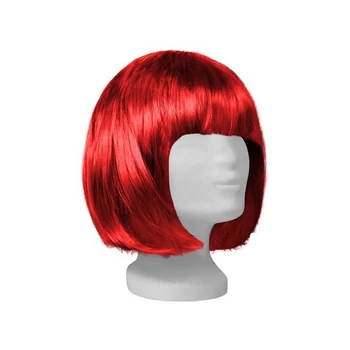 Paróka - Rövid - Piros színben