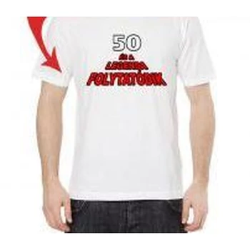 Póló - 30 és a legenda folytatódik M (fehér)
