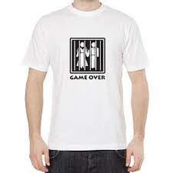 Póló - Game Over, XL (fehér)